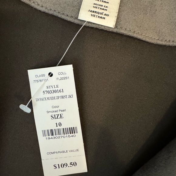 NWT WHBM faux suede jacket - Picture 4 of 5